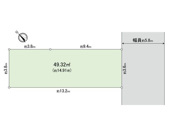 東山1丁目土地 区画図 区画図