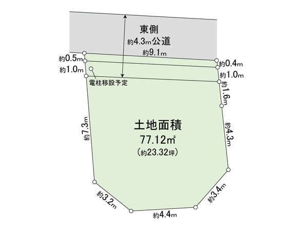 若林3丁目土地 区画図 若林3丁目土地 区画図