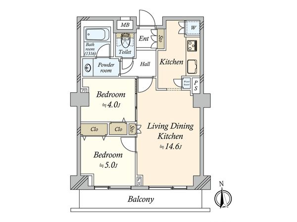 三軒茶屋シティハウス 間取図(平面図) 三軒茶屋シティハウス 間取図(平面図)