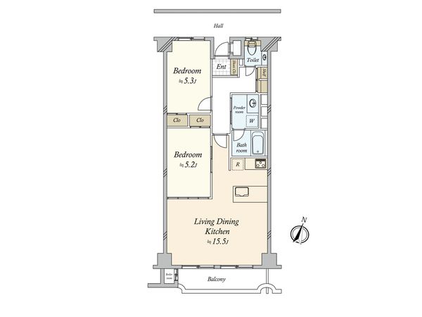 ファミール三軒茶屋 間取図(平面図) ファミール三軒茶屋 間取図(平面図)