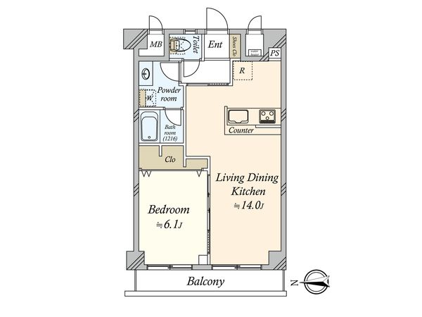 オータム世田谷 間取図(平面図) 間取図(平面図)