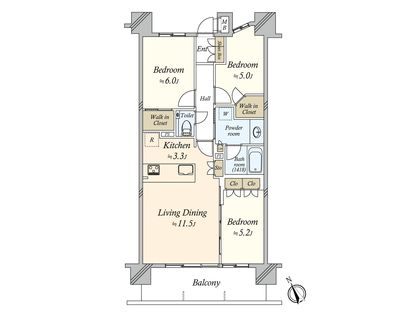 間取図(平面図)