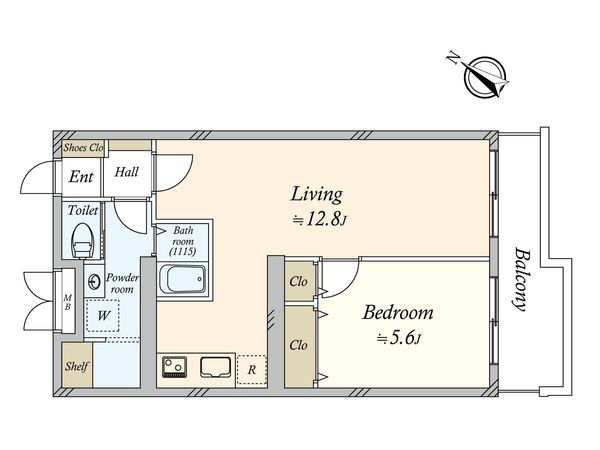 ダイアパレス三宿 間取図(平面図)