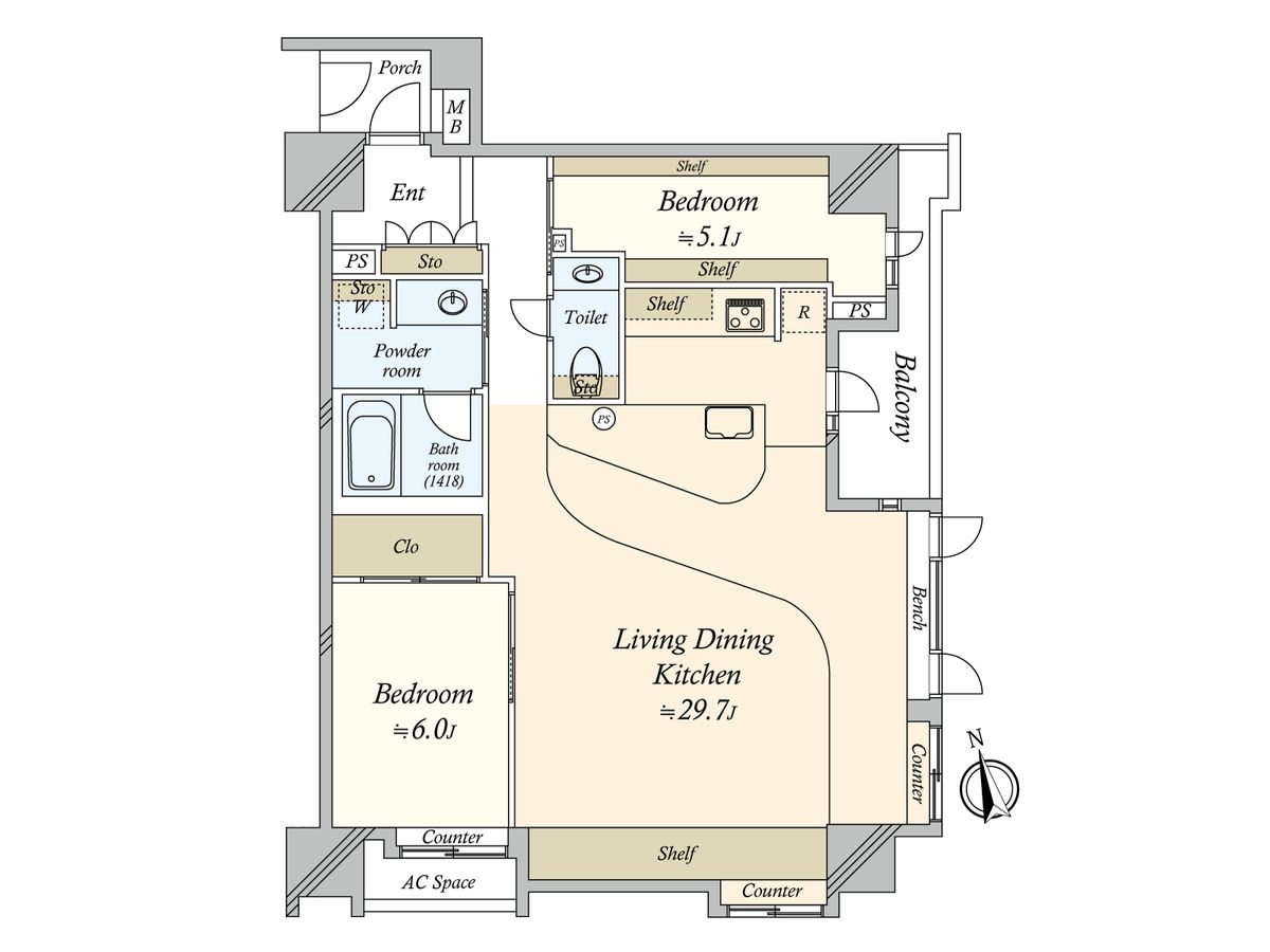 間取図(平面図)