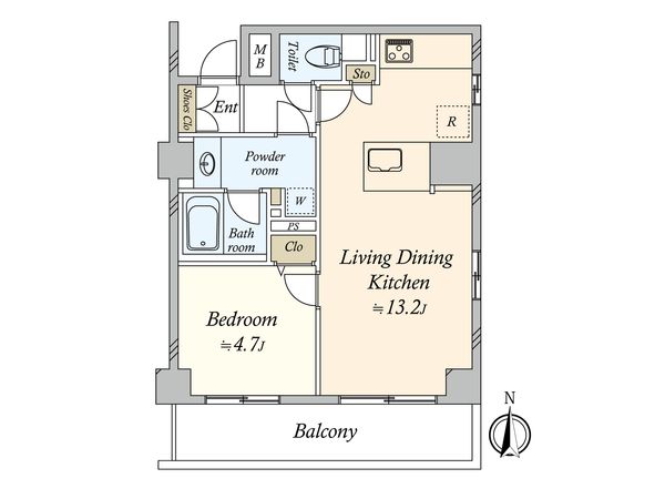 三軒茶屋シティハウス 間取図(平面図) 間取図(平面図)