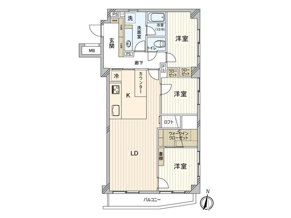 エクセル三軒茶屋グレイスコート 間取図(平面図) エクセル三軒茶屋グレイスコート 間取図(平面図)