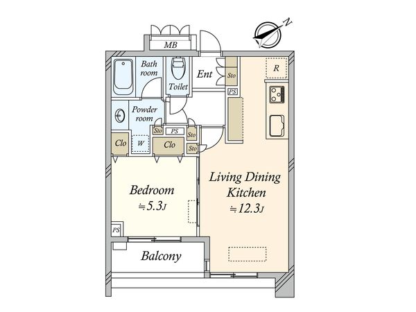 グラーサ駒沢大学 間取図(平面図)