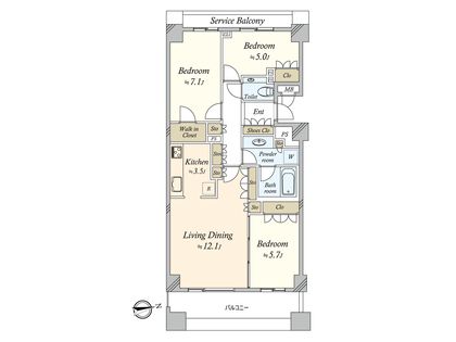 間取図(平面図)