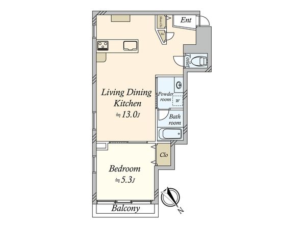 オリエンタル青葉台 間取図(平面図) 間取図(平面図)