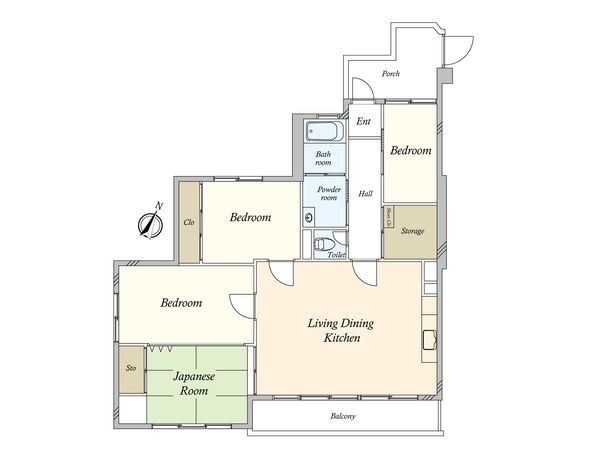 野沢ハイム 間取図(平面図)
