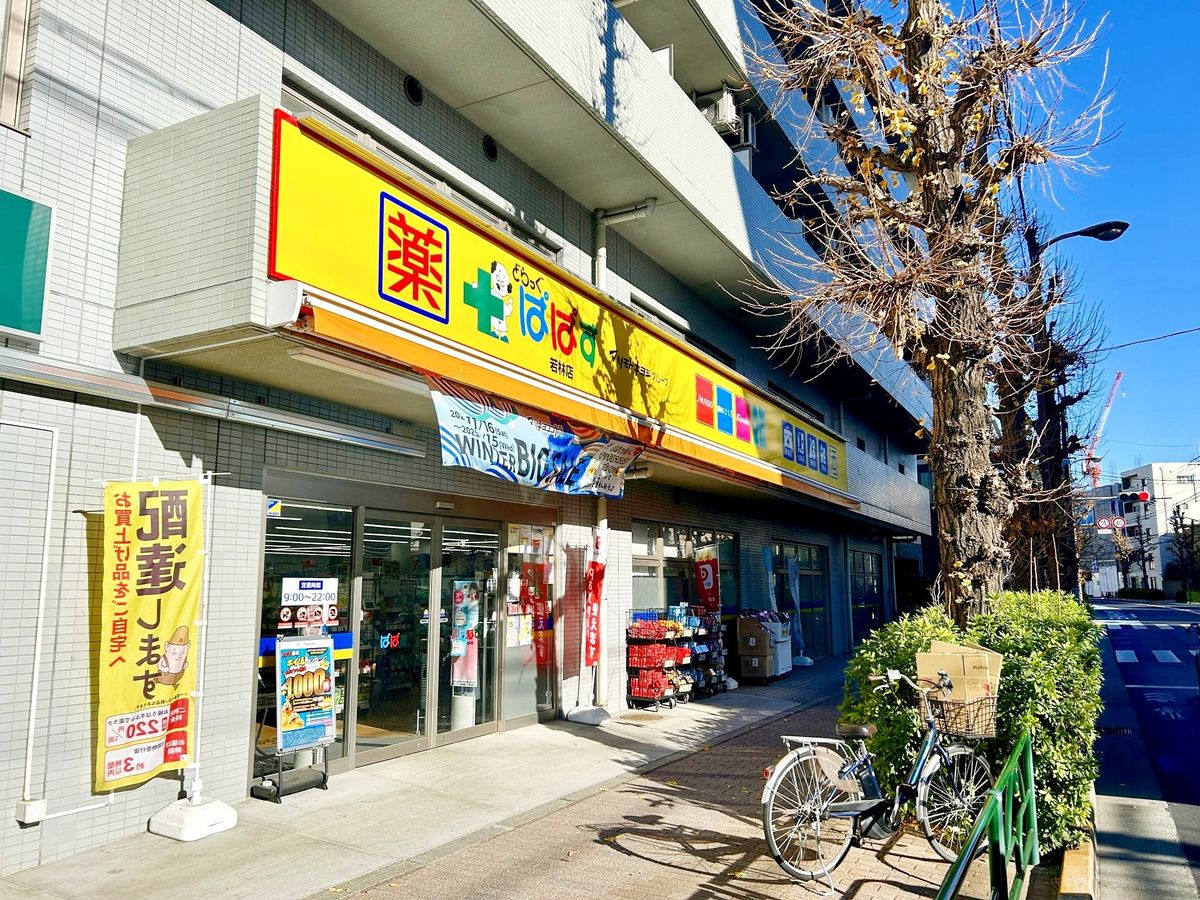 どらっぐぱぱす若林店（約440ｍ）