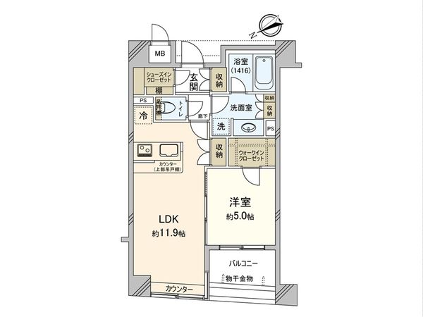デュオ・スカーラ中野 間取図(平面図) デュオ・スカーラ中野 間取図(平面図)