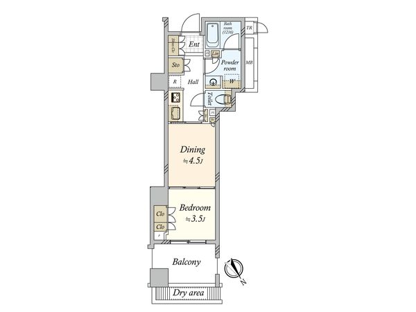 パークホームズ三軒茶屋一丁目 間取図(平面図) パークホームズ三軒茶屋一丁目 間取図(平面図)