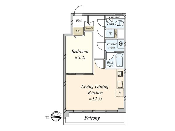 モナーク三軒茶屋 間取図(平面図) 間取図(平面図)