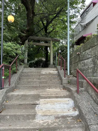 氷川神社参道（約10ｍ）