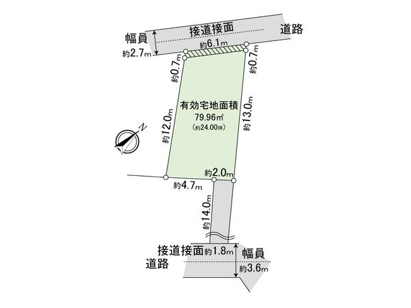 目黒区上目黒5丁目(土地) 区画図 目黒区上目黒5丁目(土地) 区画図