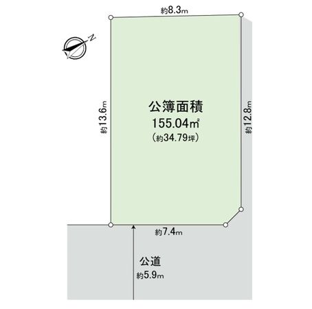 世田谷区下馬6丁目 土地 区画図 世田谷区下馬6丁目 土地 区画図