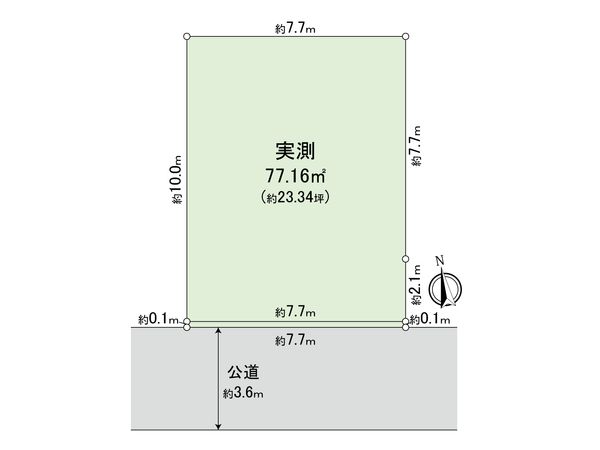 目黒区上目黒4丁目 土地 区画図 目黒区上目黒4丁目 土地 区画図