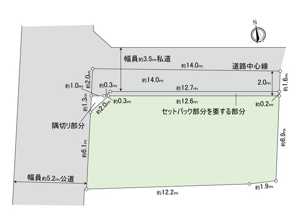 碑文谷5丁目(土地) 区画図 碑文谷5丁目(土地) 区画図