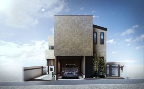 柿の木坂3丁目(新築戸建)2号棟 外観パース図