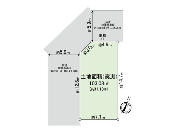 碑文谷2丁目 土地 区画図 碑文谷2丁目 土地 区画図