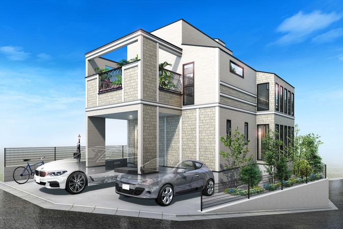 練馬区向山2丁目 新築戸建B号棟 外観