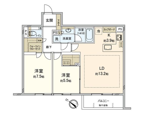 ディアナコート目黒祐天寺 間取図(平面図) ディアナコート目黒祐天寺 間取図(平面図)
