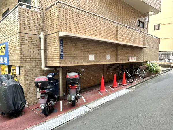 住民専用駐輪場・バイク置場