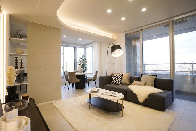 The目黒桜レジデンス リビング