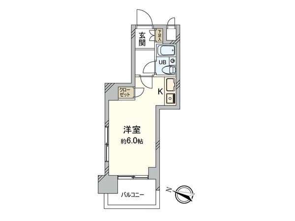 藤和渋谷コープⅡ 間取図(平面図) 間取図(平面図)