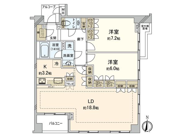 間取図(平面図)