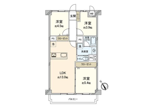 マンションニュー目黒 間取図(平面図) マンションニュー目黒 間取図(平面図)