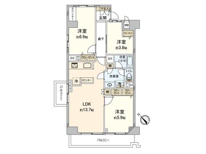 間取図(平面図)