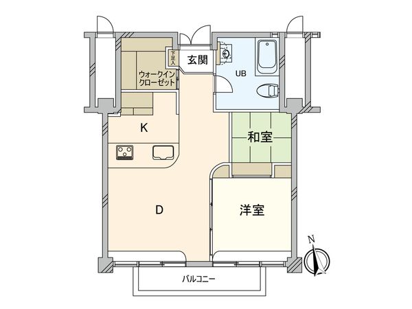 柿の木坂アビタシオン 間取図(平面図)