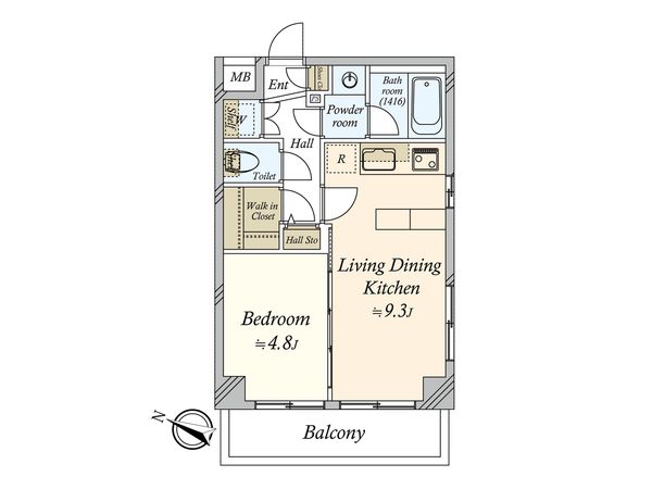 マイキャッスル学芸大学Ⅱ 間取図(平面図)