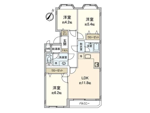 ブランシール碑文谷 間取図(平面図) ブランシール碑文谷 間取図(平面図)