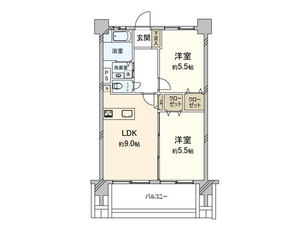 柿の木坂東豊エステート 間取図(平面図) 柿の木坂東豊エステート 間取図(平面図)