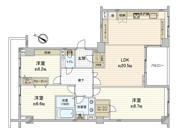 プレミスト八雲 間取図(平面図) プレミスト八雲 間取図(平面図)