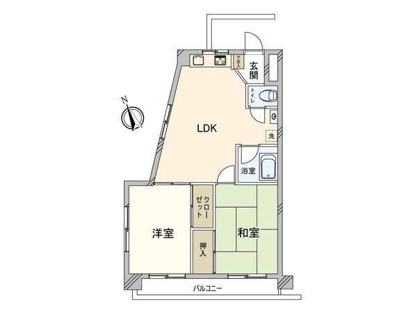 マンション祐天寺 間取図(平面図) マンション祐天寺 間取図(平面図)