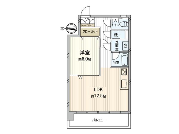 モナーク三軒茶屋 間取図(平面図) モナーク三軒茶屋 間取図(平面図)