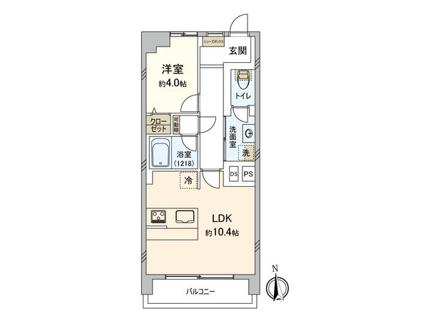 シャトーエスペランス 間取図(平面図) シャトーエスペランス 間取図(平面図)
