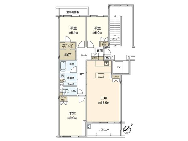 パークコート学芸大学 間取図(平面図) パークコート学芸大学 間取図(平面図)