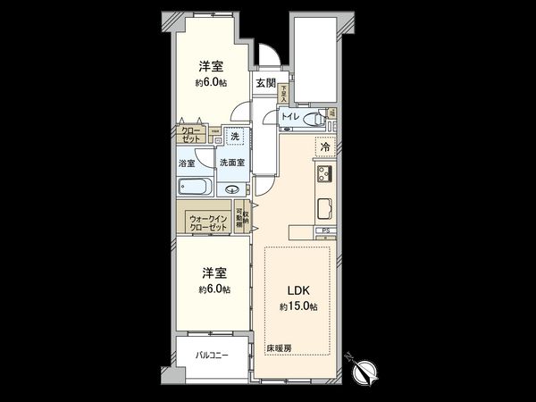 ファミールヒルズ目黒東山 間取図(平面図) ファミールヒルズ目黒東山 間取図(平面図)
