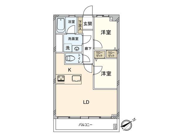 柿の木坂東豊エステート 間取図(平面図) 間取図(平面図)
