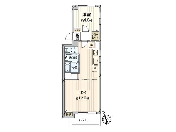 ルピナス祐天寺 間取図(平面図) 間取図(平面図)