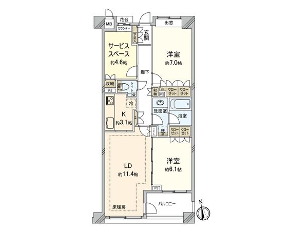 間取図(平面図)