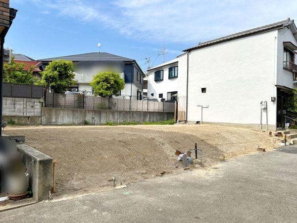 西宮市獅子ケ口町 土地 前面道路含む外観 西宮市獅子ケ口町 土地 前面道路含む外観