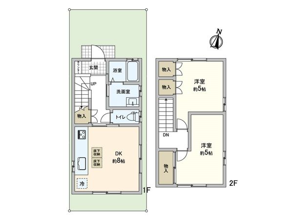 西宮市松下町 戸建 間取図(平面図) 西宮市松下町 戸建 間取図(平面図)