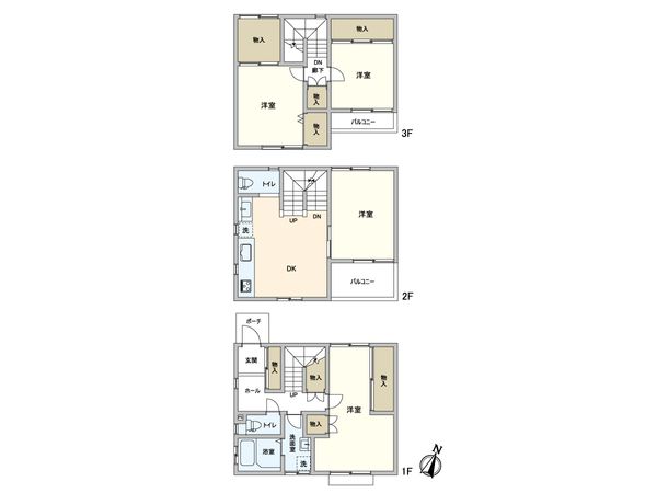 西宮市川西町 戸建 間取図(平面図)