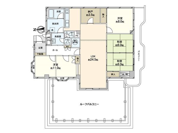 夙川松風公園アーバンライフ 間取図(平面図) 夙川松風公園アーバンライフ 間取図(平面図)